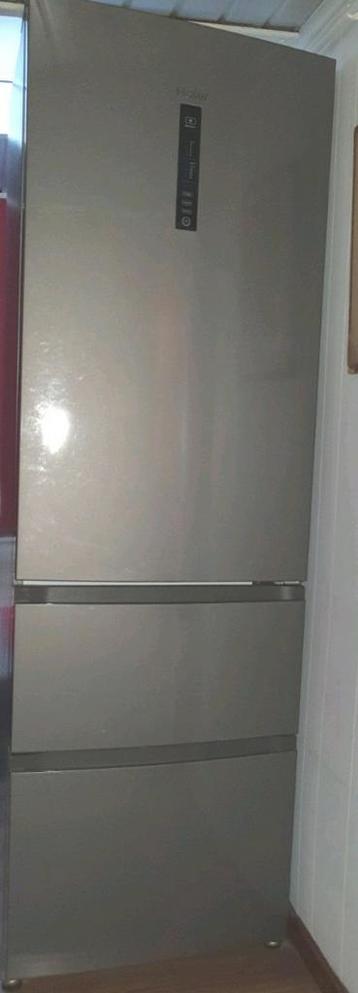 Haier Combi koelkast, Elektronische apparatuur, Koelkasten en IJskasten, Ophalen, 200 liter of meer, 60 cm of meer, Met aparte vriezer