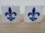 2 Carreaux anciens en porcelaine espagnole, XXe siècle, Enlèvement ou Envoi
