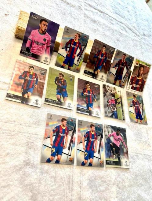 Topps Champions League Barcelona 2020-21 - 13 X - Chrome, Collections, Articles de Sport & Football, Comme neuf, Cartes de joueur