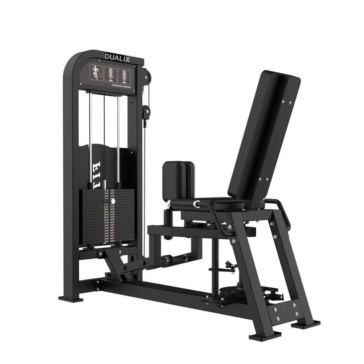 Dualix Titan Dual Abductor en Adductor 120 kg Black, Sport en Fitness, Fitnessmaterialen, Ophalen of Verzenden