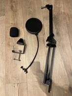 Microfoon statief bureau, Muziek en Instrumenten, Standaarden, Ophalen, Gebruikt, Instrumentstandaard, Microfoon