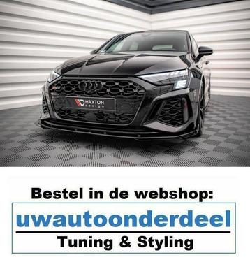Maxton Design Spoiler Lip Splitter Geschikt Audi RS3 Sportba, Autos : Divers, Tuning & Styling, Envoi