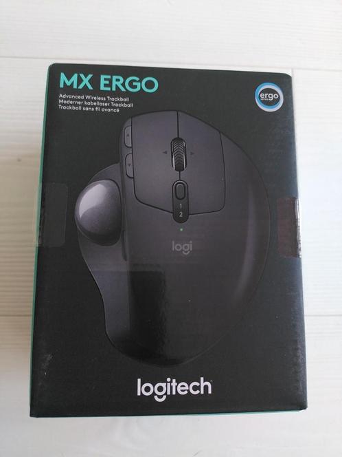 Logitech MX ERGO 910-005179, Computers en Software, Muizen, Nieuw, Muis, Rechtshandig, Draadloos, Ergonomisch, Ophalen of Verzenden