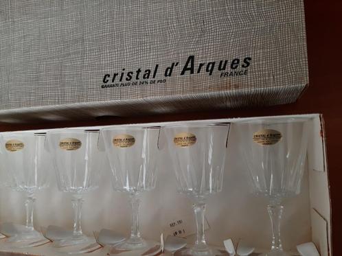 Kristallen Glazen op voet - model VERSAILLES - aperitiefglas, Antiek en Kunst, Antiek | Glaswerk en Kristal, Ophalen