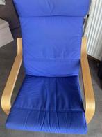 Fancy blauwe ikea stoel, Huis en Inrichting, Fauteuils, Ophalen, Zo goed als nieuw