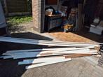 Hardhouten plinten gratis, Doe-het-zelf en Bouw, Plinten en Afwerking, Ophalen, Gebruikt, Plinten