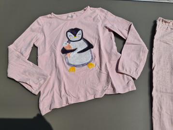 roze pyjama met pinguin, Milla Star, 134 beschikbaar voor biedingen