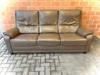 Leder 3 zit zetel / goede staat, Enlèvement, Utilisé, Cuir