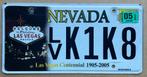 Nummerplaat plaque immatriculation USA NEVADA LAS VEGAS, Verzamelen, Ophalen of Verzenden, Gebruikt