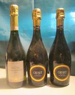 3x Franse Schuimwijn - Blanc de Blancs brut, Enlèvement ou Envoi, Pleine, Comme neuf, Champagne