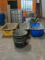 Mortelbakken, kuipen, waterreservoir en blauwe watertonnen, Doe-het-zelf en Bouw, Ophalen