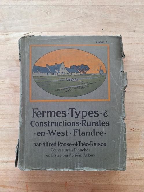 Fermes Types & Constructions Rurales en West Flandre, Antiek en Kunst, Antiek | Boeken en Manuscripten, Ophalen of Verzenden