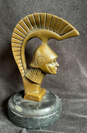 Bronzen automascotte Darel/stempel/nummer zuiver brons beschikbaar voor biedingen
