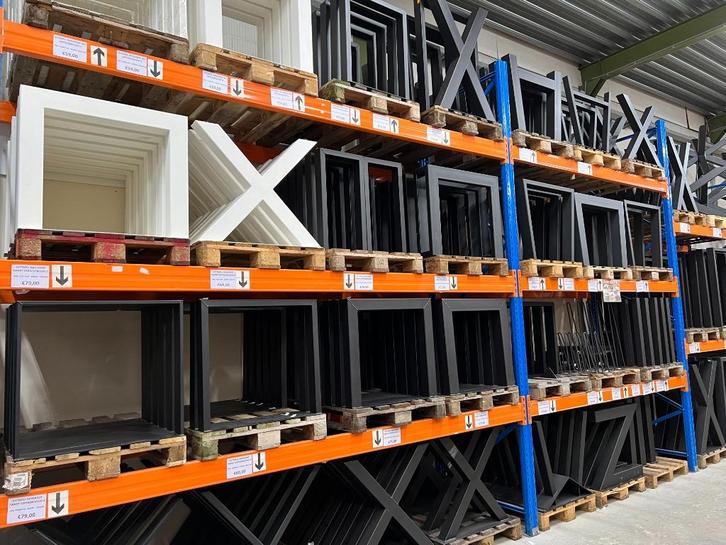 Tafelpoot | poten | tafelblad | stalen poten | tafelpoten, Huis en Inrichting, Tafelonderdelen, Nieuw, Tafelpoot, Ovaal, Ophalen