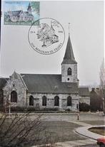 FDC OP KAART-  TOERISME- MONTIGNY-LE-TILLEUL, Ophalen of Verzenden, Gestempeld, Plaats of Gebouw