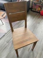 6 houten livingstoelen (bruin), Huis en Inrichting, Stoelen, Ophalen, Zo goed als nieuw, Bruin