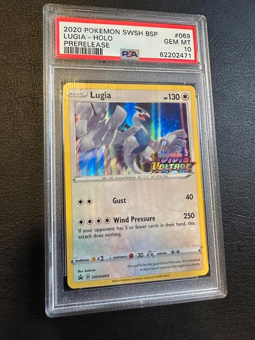 PSA 10 - Prerelease Lugia SWSH069 - Vivid Voltage, Hobby & Loisirs créatifs, Jeux de cartes à collectionner | Pokémon, Neuf, Cartes en vrac