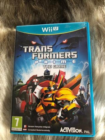 Wii U Transformers Prime The Game beschikbaar voor biedingen