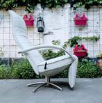 Jori Mensana, Jean-Pierre Audebert, wit lederen relax, Huis en Inrichting, Fauteuils, Ophalen