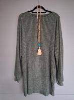 Grijze, zachte jurk XXL - zo goed als nieuw!, Kleding | Dames, Jurken, Verzenden, Maat 46/48 (XL) of groter, Zo goed als nieuw