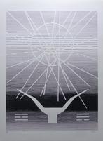 MICHEL SEUPHOR / HEXAGRAMMES YI-KING / ZW-W LITHO / 75x55cm, Antiek en Kunst, Ophalen of Verzenden