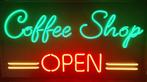 Éclairage au néon Coffee Shop à vendre à l'état neuf., Collections, Marques & Objets publicitaires, Comme neuf, Table lumineuse ou lampe (néon)