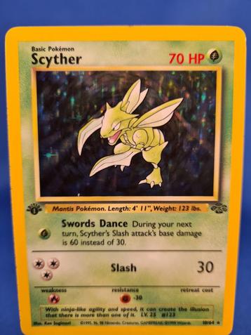 Scyther 10/64 - Jungle (1st edition) beschikbaar voor biedingen