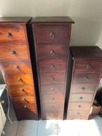 Vintage eikenhouten ladekasten, Ophalen, Gebruikt