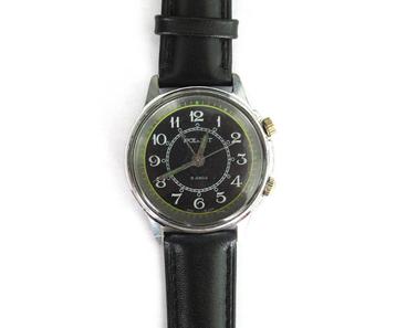 Vintage Poljot mechanisch alarm Sovjet herenhorloge uit de80 beschikbaar voor biedingen