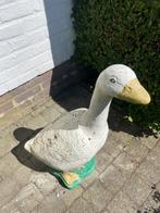 Gans in steen tuinbeeld geoot, Tuin en Terras, Tuinbeelden, Ophalen, Steen