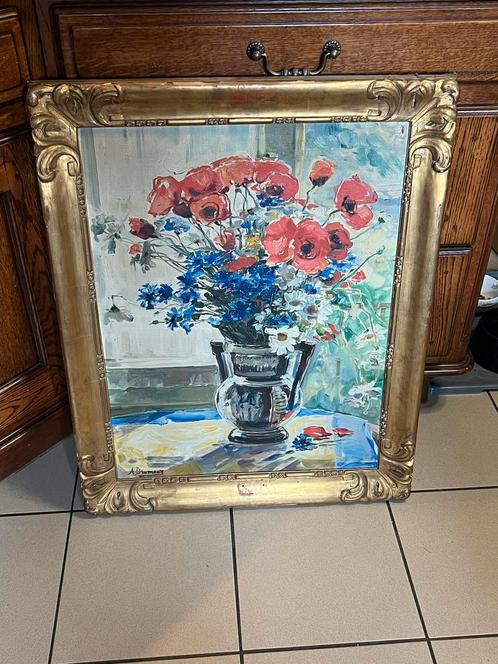 Angelina Drumaux “Fleurs des champs”, Antiquités & Art, Art | Peinture | Classique, Enlèvement ou Envoi