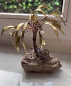 Bronzen palmboom op steen, Antiek en Kunst, Ophalen