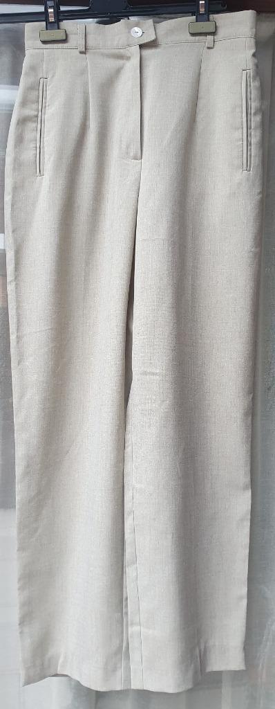 Beige-bruine broek maat S, Kleding | Dames, Broeken en Pantalons, Gedragen, Maat 36 (S), Beige, Ophalen of Verzenden