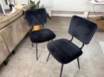 Zwarte stoffen stoelen (€/stuk)., Huis en Inrichting, Stoelen, Ophalen, Modern, Industrieel, Zo goed als nieuw, Zwart
