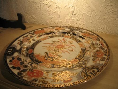 Prachtig sierbord: wit, zwart, oranje en goud, Huis en Inrichting, Woonaccessoires | Wanddecoraties, Ophalen of Verzenden