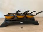 Domo 2 in 1 wok en pannenkoekenplaat, Ophalen, Zo goed als nieuw, Elektrisch, Fondueset