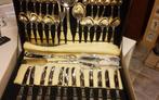 Antieke bestekkoffer 42 delig, Antiek en Kunst, Ophalen