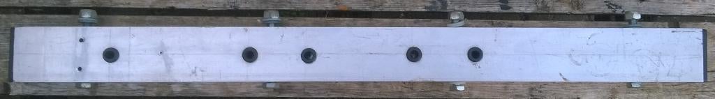 Balk voor spots 75 x 6 x 4 cm, 4 montagepunten, Musique & Instruments, Pieds, Enlèvement ou Envoi, Utilisé, Pied pour instrument