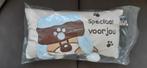 kussen " speciaal voor jou " Kwikki, Ophalen of Verzenden, Nieuw, Beige, Rechthoekig