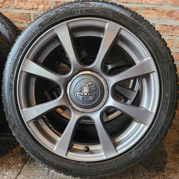16 inch Fiat 500 Abarth Winterset 4x98 Nokian 5-6mm profiel  beschikbaar voor biedingen