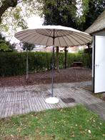 parasol met voet dia 2m nu 35 euro ipv 40, Tuin en Terras, Parasols, Ophalen, Gebruikt, Stokparasol, Waterdicht