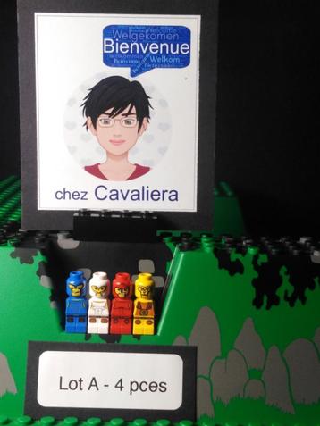 Lot A : 4 micro-figurines Lego Games Gladiateurs Minotaurus, Enlèvement ou Envoi, Comme neuf, Briques en vrac, Lego
