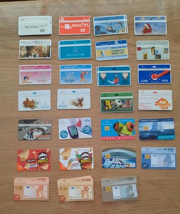 Cartes téléphoniques Belgacom, France Monte Carlo, Enlèvement ou Envoi