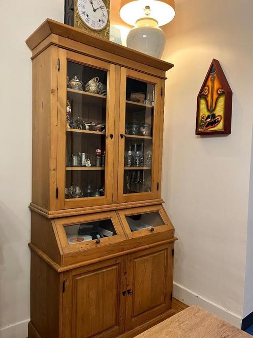 Houten dressoir/dressoir, Huis en Inrichting, Kasten | Dressoirs, Gebruikt, 50 tot 100 cm, 25 tot 50 cm, Met deur(en), Eikenhout