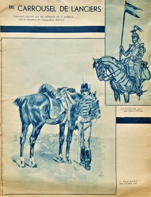 Exposition Int'le de l'Eau, Liège 1939, Fête de la Cavalerie, Verzamelen, Militaria | Algemeen, Overige soorten, Boek of Tijdschrift