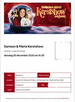 Kerstshow Samson & Marie, Tickets en Kaartjes, December