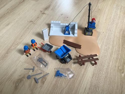 Playmobil bouwplaats met accessoires 6144, Kinderen en Baby's, Speelgoed | Playmobil, Zo goed als nieuw, Complete set, Ophalen of Verzenden