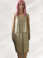 Glamoureuze jurk in glansstof (maat S/M) NIEUW, Kleding | Dames, Overige kleuren, Nieuw, Ophalen of Verzenden, Maat 36 (S)