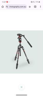 Camerastatief .MANFROTTO TRIPOD KIT BEFREE LIVE CF TWST 40/1, Gebruikt, 175 cm of meer, Met balhoofd, Ophalen of Verzenden