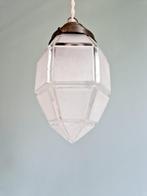 Art Deco hanglamp in gesatineerd glas, 1920-30s, Ophalen of Verzenden